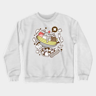 banana split Crewneck Sweatshirt